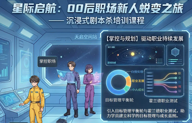 破局00后管理难题：用&ldquo;剧本杀&rdquo;重塑新员工入职培训，1天交付职业素养蜕变